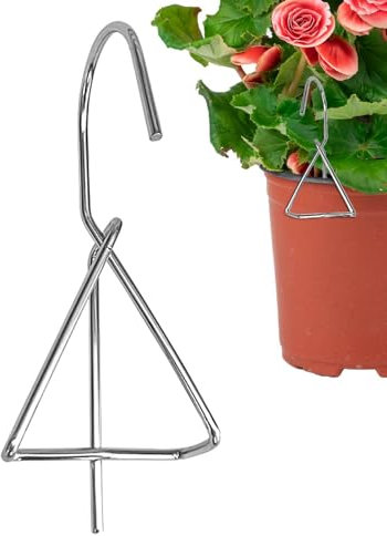 Cintres muraux en terre cuite pour pots de fleurs, crochets muraux en argile | Cintres en acier inoxydable pour pots de fleurs, cintres en fer antirouille pour suspendre des paniers de fleurs