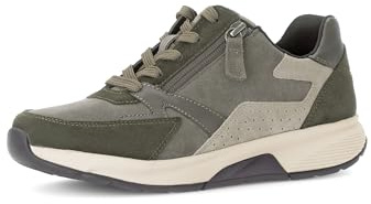 Gabor Damen Low-Top Sneaker, Frauen Halbschuhe,Strassenschuhe,Sportschuhe,Freizeitschuhe,Turnschuhe,Laufschuhe,braun/Sherwood k.,37 EU / 4 UK