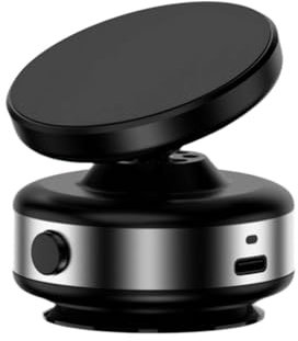 Yiokii Magnetische Handyhalterung für Auto, elektrischer Vakuum-Magnet-Saugnapf, starke Saugkraft für Auto, Küche, Mirro, Fitnessstudio, Bad, Dusche