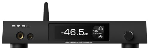 SMSL DL400 Audio Decoder Kopfhörerverstärker 6.35mm+4.4mm Kopfhörerausgang XLR Balanced RCA Ausgang I²S Audio Interface True Balanced Ear Amplifier 8 Filter