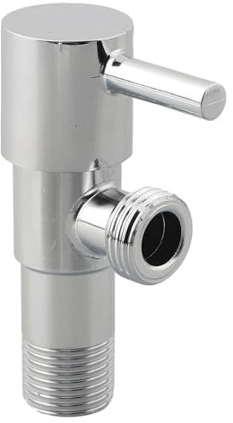 Generic Plumbing Parts 304 Stainless Steel Faucet Triangle Valve Angle Inlet Water Stop Applicable to Water Heaters Toilets Washbasin