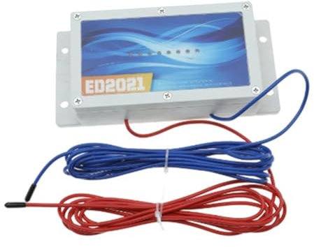 Swiixxer Electrónico Descalcificador de Agua Reduce la Cal, el Óxido y los Minerales Sin Productos Químicos Fácil Instalación Enchufe UE