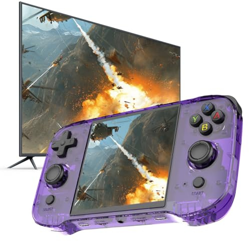 Lecteur vidéo de Poche Portable Lyeaa R46s avec Doubles joysticks et Jeux de société de Support WiFi
