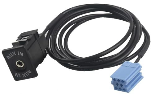 FDWPJYO 8 Pin Aux Audio Cavo Presa Interfaccia Cavo Adattatore per VW Golf Passat B5 Bora Polo per Audi Blaupunkt