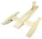 Nettoppo Wood Electric RC Speed Boat Air Boat Speed Racing Boat Radio-Controlled DIY Building Kits,Single Model Accessories