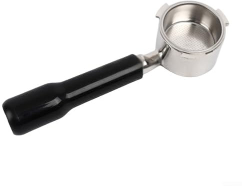 Porte-filtre expresso sans fond 51 mm, panier filtre en acier inoxydable résistant à l'usure avec 3 oreilles, accessoires pour machine à café