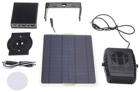 LLHCF Chauffage solaire compact pour poulailler et serre, panneau solaire portable