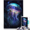 1000-teiliges Puzzle für Erwachsene Galaxien Quallen Spiele Spielzeug Geschenk Stressabbau schwierige Herausforderung für Teenager ab 14 Jahren 26x38cm