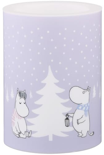 Muurla Moomin | Christmas | LED Candle | Snowfall | 10cm