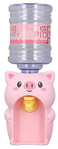Dispensador de agua para niños, juguete, cerdo de dibujos animados bonito, Mini diseño, fuente para beber, mayores de 3 años
