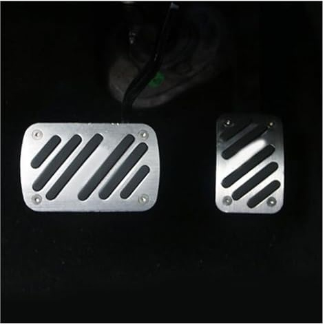Pour Peugeot 3008 GT SUV (2016-2021) - Boîte Automatique Protection Pédales Frein Et D'accélérateur Pedale Repose Pieds Voiture(Argent)