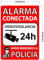 Cartel Videovigilancia y Alarma A5 con Adhesivo y Agujeros para Fijación | Zona Videovigilada | Disuasorio ante robos | PVC Flexible | Aviso Camara Vigilancia | Placa Zona Videovigilada con Alarma|