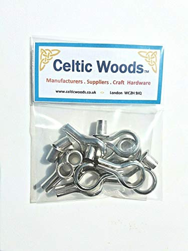 Pack of 8 Silver Coloured NP Banjo Bookcase Furniture Shelf Support Studs and sockets CEN033