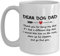 Dear Dog Dad Thank You For Being My Dad. If I Had A Different Dog Dad I Would Bite Him On The Nuts And Find You - Perfect Gifts Idea For Dad, Daddy From Fur Child - Coffee Mug 11Oz White