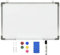 vidaXL Whiteboard Magnetisch Magnettafel Magnetwand Wandtafel Pinnwand Memoboard Präsentationstafel Schreibtafel Weiß 60x40cm Stahl