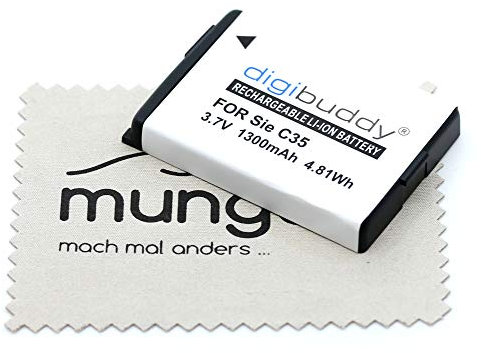 Ersatz Akku passend für BenQ-Siemens C35 M35 S35 (Ersetzt Originalakku V30145-K1310-X127) OTB mit mungoo Displayputztuch