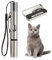Washranp 2 En 1 Gatos Juguete Interactivo USB Recargable Proyección De Luz LED Varios Patrones Gatito Entrenamiento Interactivo Chaser Tease Stick para Jugar Rojo