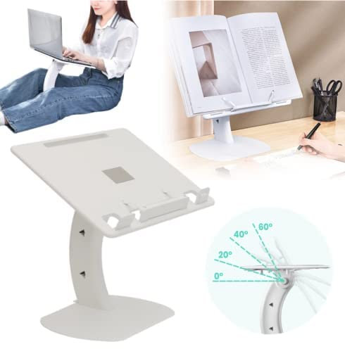 Akls Lap Desk, Multifunction Folding Adjustable Laptop Stand Suporte Notebook Desk Desktop Reading Table for Home Working