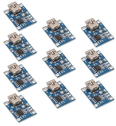Youmile Scheda di ricarica per batteria al litio da 10 pezzi 5V 1A Modulo caricabatteria Mini USB 18650