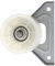 Aspares Jockey Wheel And Bracket For Hotpoint Ariston Creda Cannon C00504520 ADE70CXFR ALE70CFR Tumble Dryer