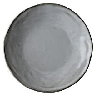 Dutch Rose Organic Teller flach 17 cm hellgrau Steingut