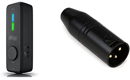 IK Multimedia iRig Pro I/O - Fully Equipped Pocket Audio, 24 bits/96 kHz, Additional Essential Functions for Mobile Recording & RØDE VXLR Mini-jack to XLR Adaptor