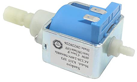 Sankyo - Pompa elettromagnetica per acqua calda K315 SP4, AC 220-240 V, 48 W, 15 bar, per macchine da caffè/stazioni di vapore/apparecchiature per fumo, ecc