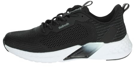REFRESH - Sportschuhe Sneaker Damen Schwarz - Bequeme und vielseitige Schuhe - Casual Mode - Modell 17171506 (Größe 39)