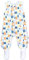 TupTam Baby Winter Schlafsack mit Beinen und Füßen OEKO- TEX zertifizierte Materialien, 2.5 TOG, Unisex, Farbe: Buchstaben Blau Orange Gelb, Größe: 92-98