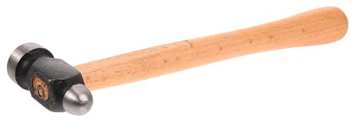 ORFOFE Holzhammer Mit Rundkopf Installationshammer Mit Holzgriff Für Präzise Tischlerarbeiten Ergonomisch Rutschfest Für Holzverarbeitung Und -projekte Kompakt Und Tragbar
