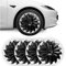 BASENOR 2024 2025 Tesla Model 3 Radabdeckung 18 Zoll Hubcap Radnabenkappen OEM Felgenschutz Abdeckung Ersatz Matte Weiß Außenzubehör Set 4