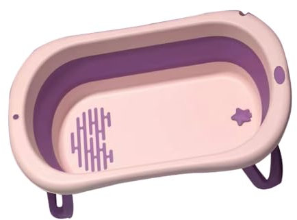 AIJUSSS Baignoire Portable pour Chiot et Chien, pour Animaux de Petite et Moyenne Taille, Douche Pliable avec Trou de Drainage