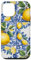 iPhone 13 Lemons Italian Blue Tiles Pattern Portugal Morocco Azulejo Case