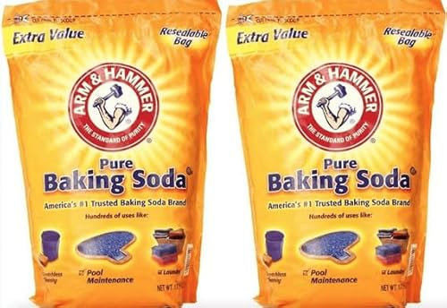Arm And Hammer Pure Baking Soda for Cleaning, Laundry, 2 x 6.12 kg