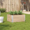 Sufrk Jardinière 80x60 cm Bois de pin Massif Jardiniere sur Pieds,Bac avec Treillis,Jardiniere Terrasse