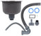 Mini Fregadero de Cocina Redondo de Acero Inoxidable, Lavabo con Tubo de Drenaje, 30cm de Diámetro para el Hogar y la Cocina