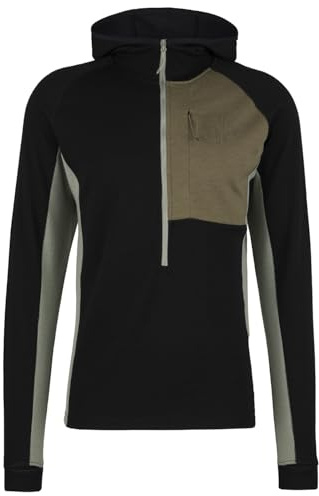 Stoic Herren Merino260 StadjanSt. 3/4 Zip w. Hood Merinohoodie Kapuzenpullover