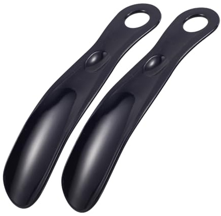 Veemoon 2pcs Chausse-pieds en Plastique Robustes pour Chaussures et Chaussettes, Design Multifonction Facile à Utiliser, Maison Voyage
