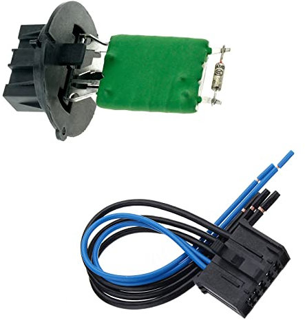 PARTSLINE - Connectique Faisceau Electrique avec Resistance de Chauffage de Pulseur d'Air pour Climatisation Manuelle VENTILATION HABITACLE compatible pour C3 I XSARA PICASSO 206 307 6450JP 9636618080