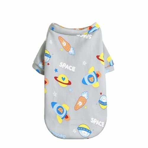 # Puppy Clothes Yorkie Clothes For Small Dogs Small Puppy Clothes Boy Dog Clothes Girl Tea Cup Puppy Clothes Female Dog Clothes (Grey, One Size)