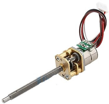 IFFSUEVL Motor CHS-GM12-10BY Screw shaft M3*33.6mm 2 phase 4 wire mini DC stepping gear motor for IP camera 39 ohm DC 5.0V