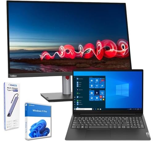 Lenovo Notebook V series G2 Intel fino a 2.80GHz, 16GB RAM, SSD 1TB, Monitor 27 IPS FHD, Docking Station 10-in-1, Garanzia 36 Mesi