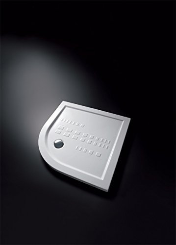 WEBMARKETPOINT Piatto Doccia semicircolare in Porcellana MOD. ito Misure: Cm 80x80