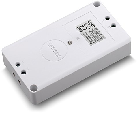 Maclean Energy MCE145 - Sensor de Movimiento por microondas con la Fuente de alimentación de led, con atenuador