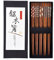 Antner Handmade Japanese Chopsticks Reusable Natural Wooden Chopstick with Box, 5 Pairs Gift Set