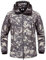 Taktische Militärjacke, warm, Fleece, langärmlig, mit Kapuze, Camouflage, Softshell, wasserdicht, für Camping, Jagd, Angeln, Outdoor, mit Kapuze Gr. XL, ACU