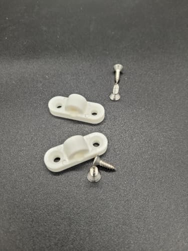 coverandcarry Awning mounting pole brackets x 2 with stainless steel screws