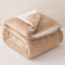 Sherpa Doppelseitige Decke Flauschiger Stoff Extra Weich Fleece Sherpa Bettüberwurf Flauschig und Verbessert Schlaf Nerz 200 x 240 cm