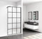 Acezanble Duschabtrennung 100x200cm Duschwand Walk In Dusche 8mm NANO Echtglas Schwarz