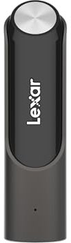 Lexar Unidad Flash JumpDrive P30 USB 3.2 Gen 1 de 1 TB, Almacenamiento Externo, hasta 450 MB/s de Lectura/Escritura, diseño metálico Duradero, Titanio (LJDP030001T-RNQNG)